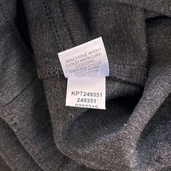 J.Jill Pants Ponte Knit Slim Leg Brown Heather 2X Pull-On Stretch Smooth Fit New - Picture 6 of 7